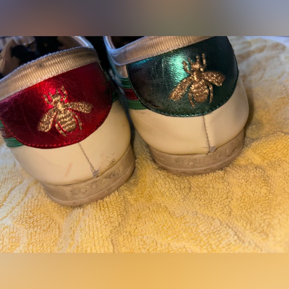 Gucci Vernice Crystal Patent Leather Trainers - Picture 6 of 14